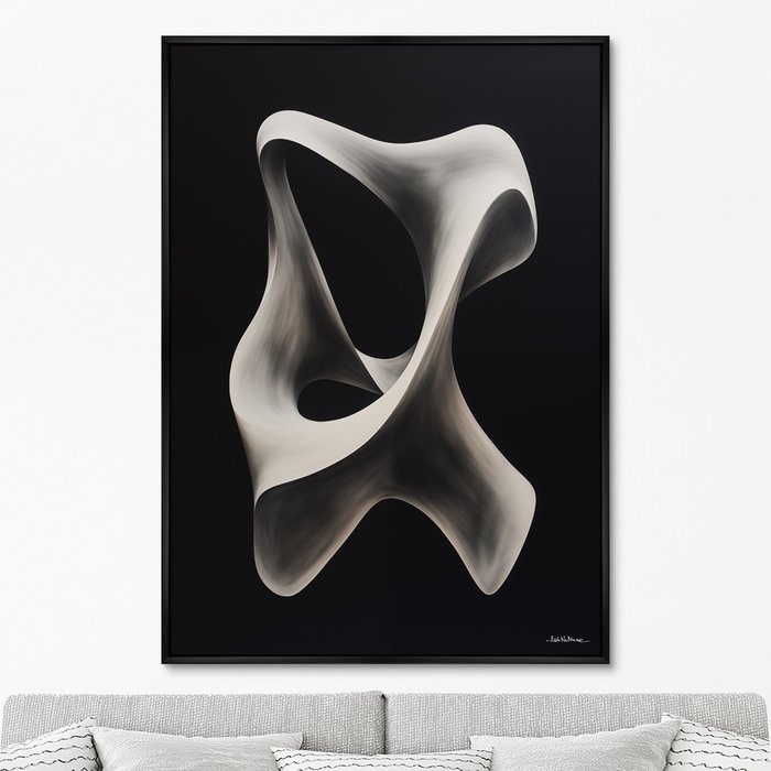 Репродукция картины Streamlined shapes, No 2, 2024г. - купить Картины по цене 24999.0