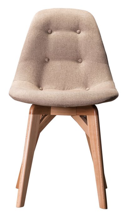 Стул  Сканди Браун бежевого цвета - купить Обеденные стулья по цене 7490.0