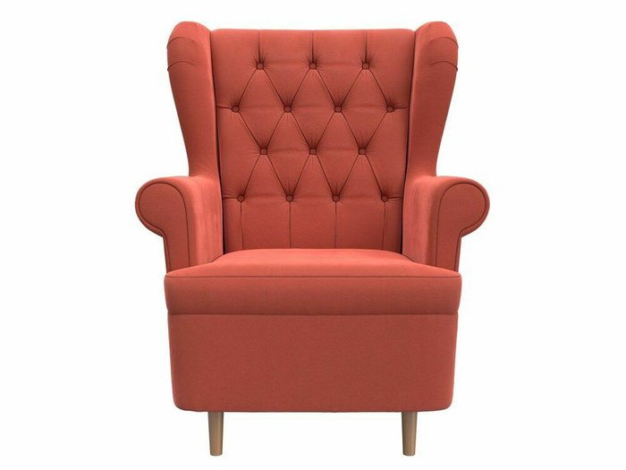 Кресло Торин Люкс кораллового цвета - купить Интерьерные кресла по цене 25999.0