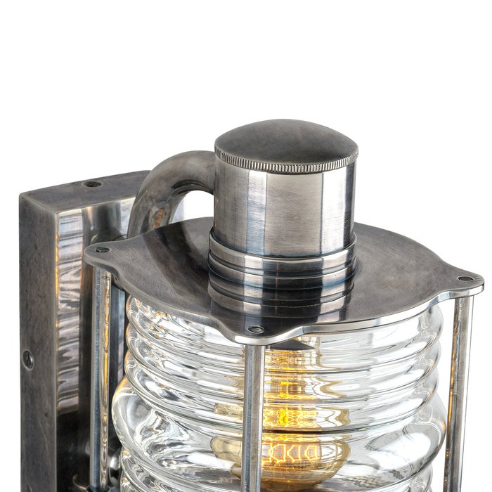 Настенный уличный светильник цвета античное серебро - лучшие Настенные уличные светильники в INMYROOM