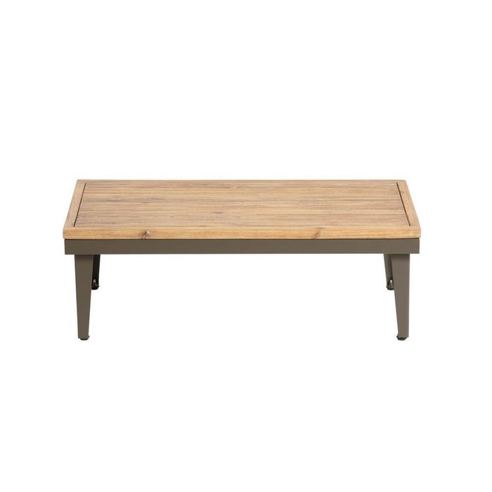 Столик Pascale с деревянной столешницей - купить Садовые столы по цене 31990.0