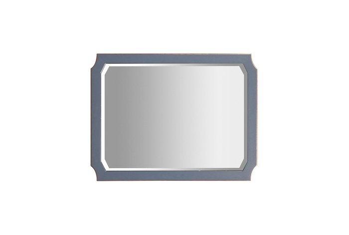 Зеркало настенное Стюарт серо-синего цвета - купить Настенные зеркала по цене 13410.0