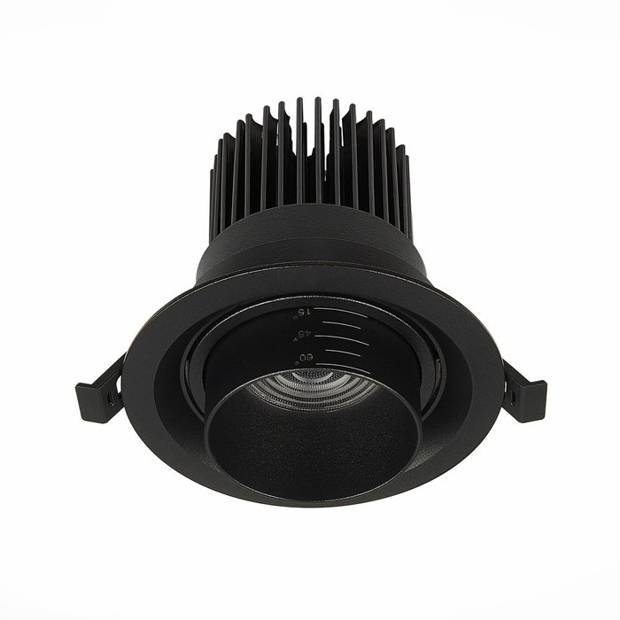 Встраиваемый светильник Zoom черного цвета - лучшие Встраиваемые споты в INMYROOM