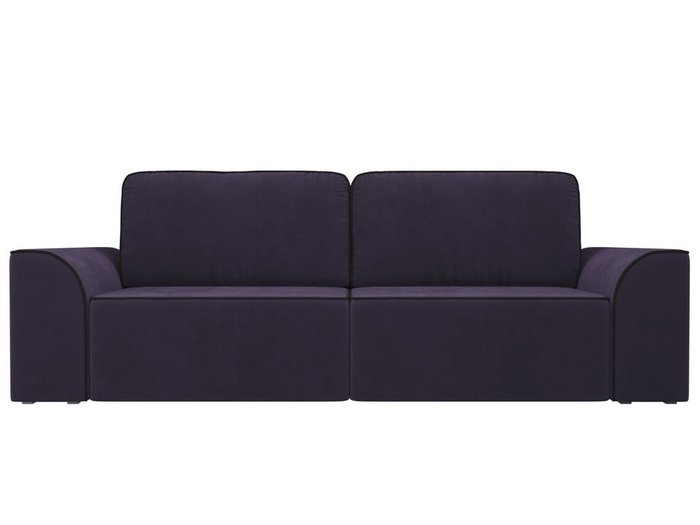 Прямой диван-кровать Вилсон фиолетового цвета - купить Прямые диваны по цене 51990.0