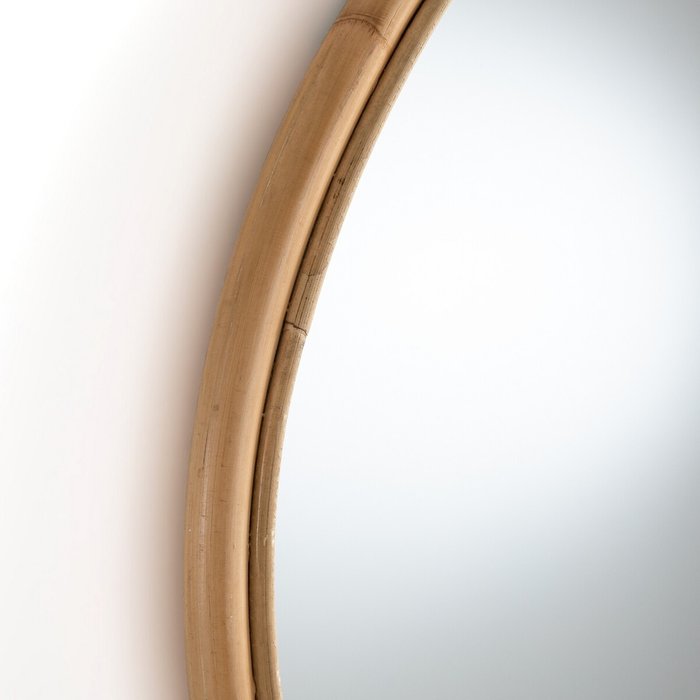 Настенное зеркало Nogu D90 бежевого цвета - лучшие Настенные зеркала в INMYROOM