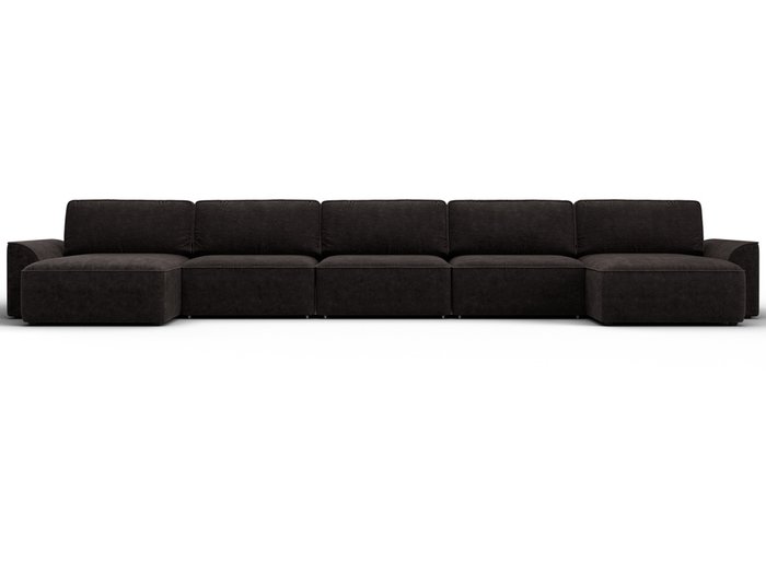 Угловой диван кровать Лига-048 МегаЛонг темно-коричневого цвета - купить Угловые диваны по цене 177990 Угловой диван кровать Лига-048 МегаЛонг темно-коричневого цвета - купить Угловые диваны по цене 177990