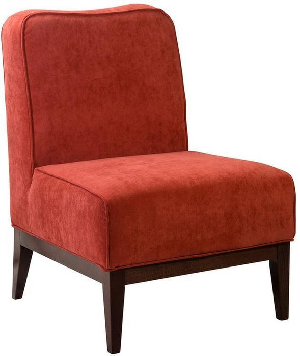 Кресло Giron Брик красного цвета