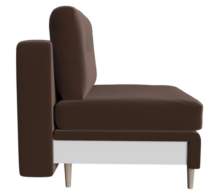 Модуль кресло Белфаст коричневого цвета - купить Интерьерные кресла по цене 13620.0