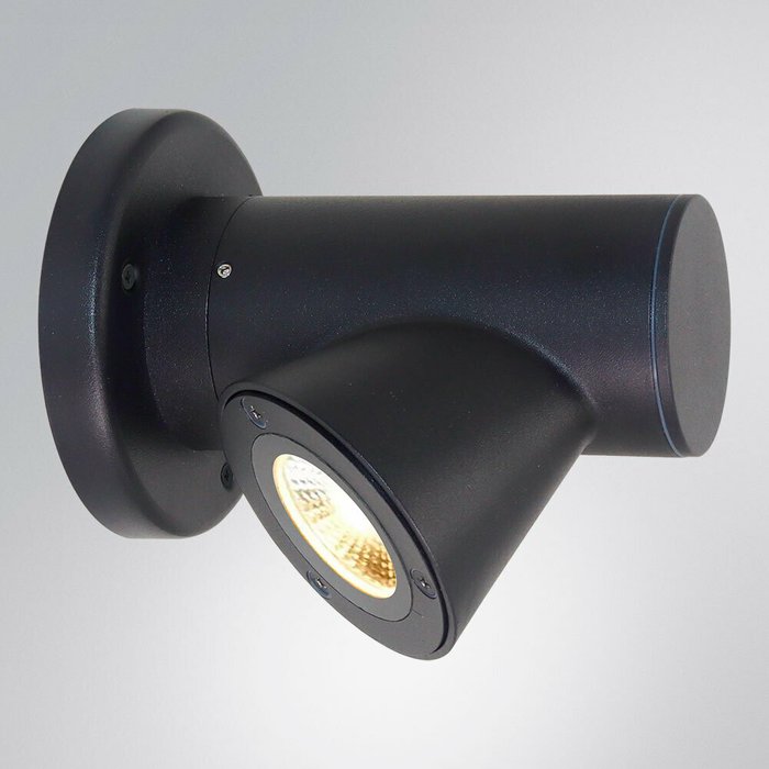 Фасадный светильник Arte Lamp BROOKLYN A2063AL-1BK - купить Настенные уличные светильники по цене 2630.0