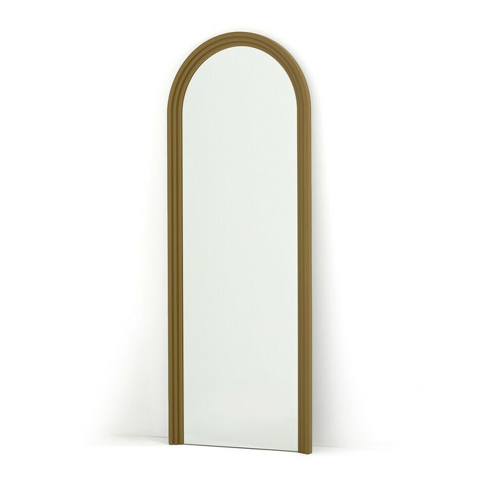 Настенное зеркало Letsi 75x195 коричневого цвета - купить Настенные зеркала по цене 34206.0