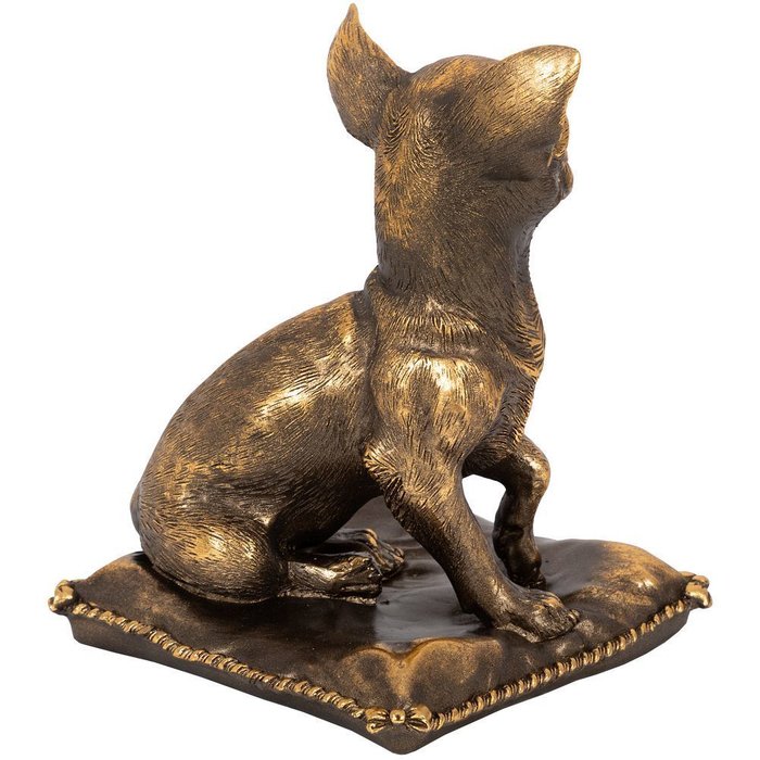 Статуэтка Собака Молли бронзового цвета - лучшие Фигуры и статуэтки в INMYROOM