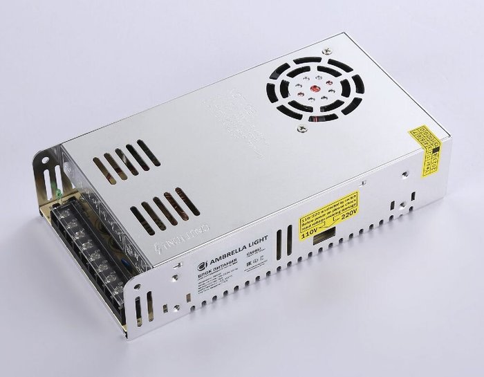 Блок питания Ambrella Light LED Driver 24V 360Вт AC90-260 15A IP20 GS9651 - лучшие Блоки питания (трансформаторы) для светодиодных лент в INMYROOM