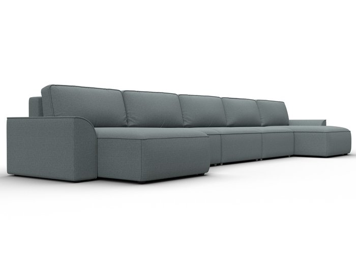 Угловой диван кровать Лига-048 МегаЛонг серого цвета - лучшие Угловые диваны в INMYROOM Угловой диван кровать Лига-048 МегаЛонг серого цвета - лучшие Угловые диваны в INMYROOM