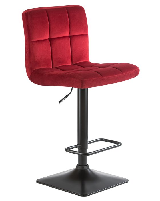 Стул барный Dominic бордового цвета - купить Барные стулья по цене 6810.0
