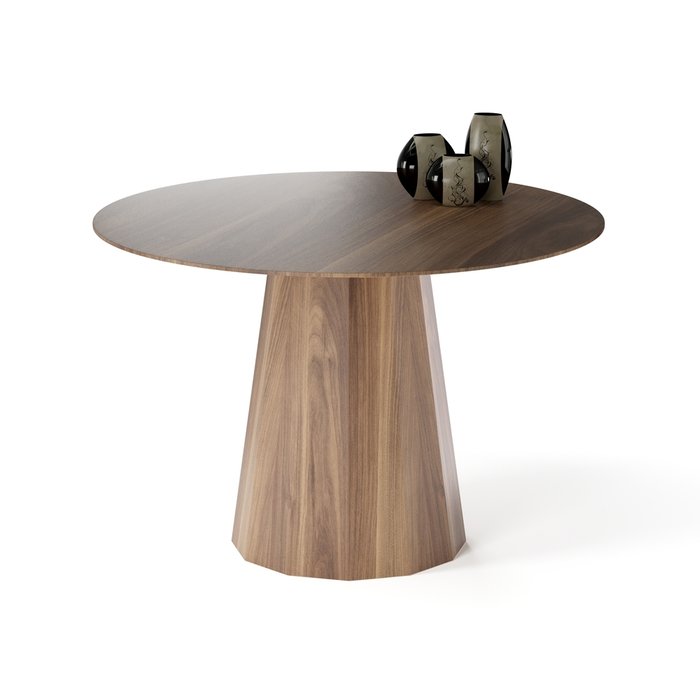 Обеденный стол Тарф L коричневого цвета - купить Обеденные столы по цене 72238.0