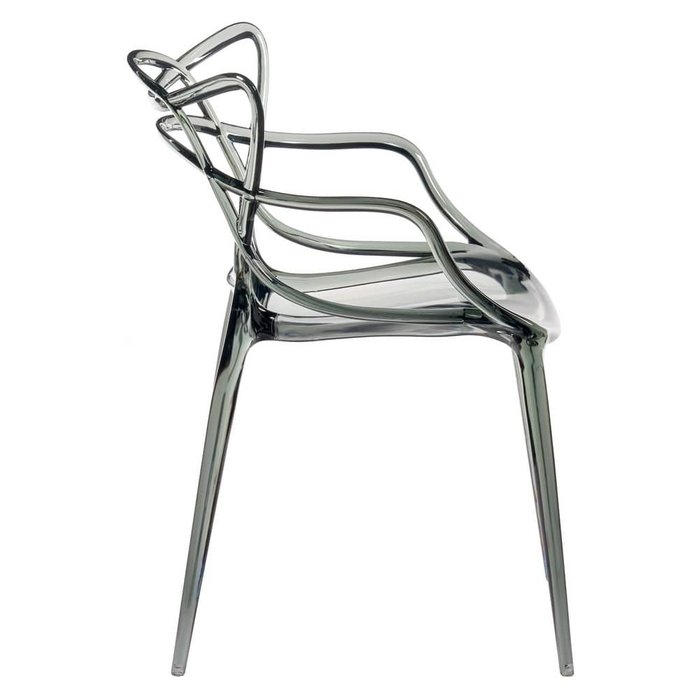 Стул Masters прозрачно-серого цвета - лучшие Обеденные стулья в INMYROOM