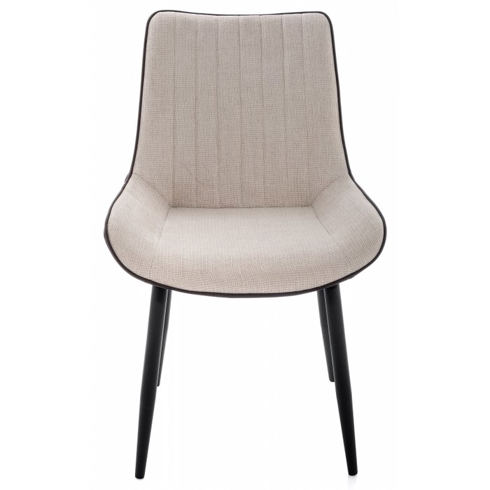 Обеденный стул Seda light beige / dark brown - купить Обеденные стулья по цене 7630.0