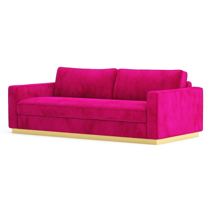 Диван Emonda розового цвета - купить Прямые диваны по цене 121900.0