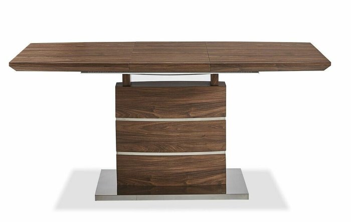 Раскладной обеденный стол Arioso M коричневого цвета - лучшие Обеденные столы в INMYROOM
