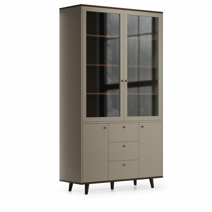 Буфет Twin TW186 серо-бежевого цвета