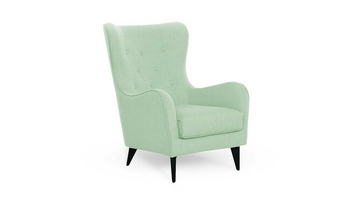 Кресло Бирмингем светло-зеленого цвета - купить Интерьерные кресла по цене 26600.0