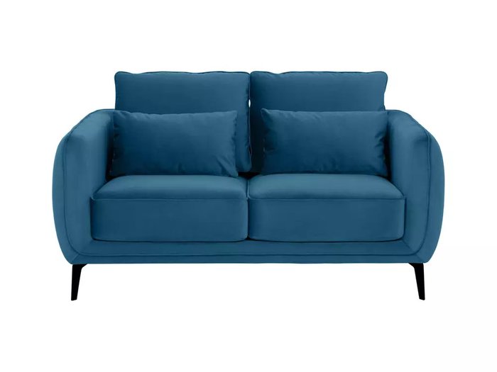 Диван Amsterdam синего цвета - купить Прямые диваны по цене 69930.0