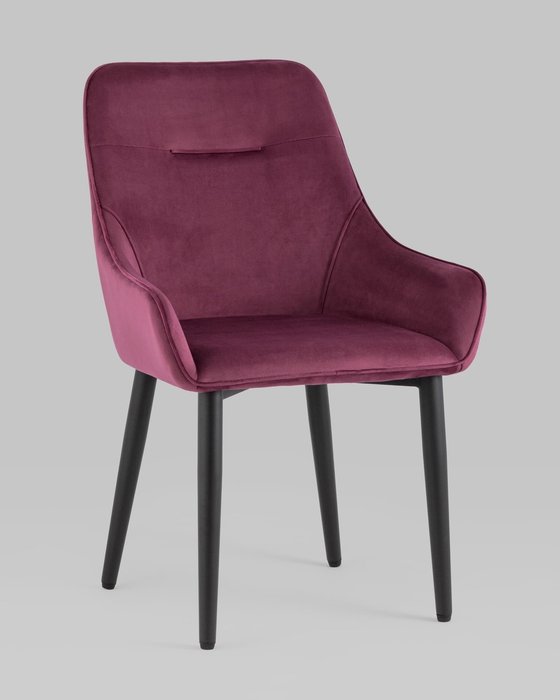 Стул Диана бордового цвета - купить Обеденные стулья по цене 9990.0