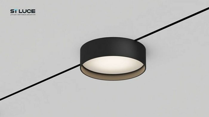 Магнитный трековый светильник Черный LED 1*12W 4000K 500Lm Ra>80 100° IP20 D113xH34 24V SUPER5 Магнитный трековый светильник Черный LED 1*12W 4000K 500Lm Ra>80 100° IP20 D113xH34 24V SUPER5