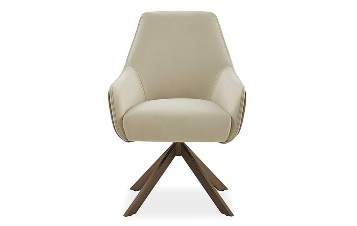 Обеденный стул Emma бежевого цвета - купить Обеденные стулья по цене 28427.0