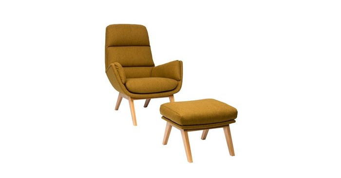 Кресло Orhus оранжевого цвета - лучшие Интерьерные кресла в INMYROOM