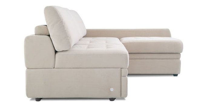 Угловой диван-кровать Бруно бежевого цвета - лучшие Угловые диваны в INMYROOM