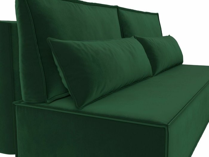 Прямой диван-кровать Фабио Лайт зеленого цвета - лучшие Прямые диваны в INMYROOM