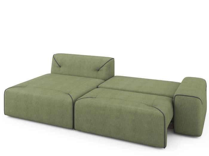 Угловой раскладной диван Portu левый оливкового цвета - купить Угловые диваны по цене 81900.0