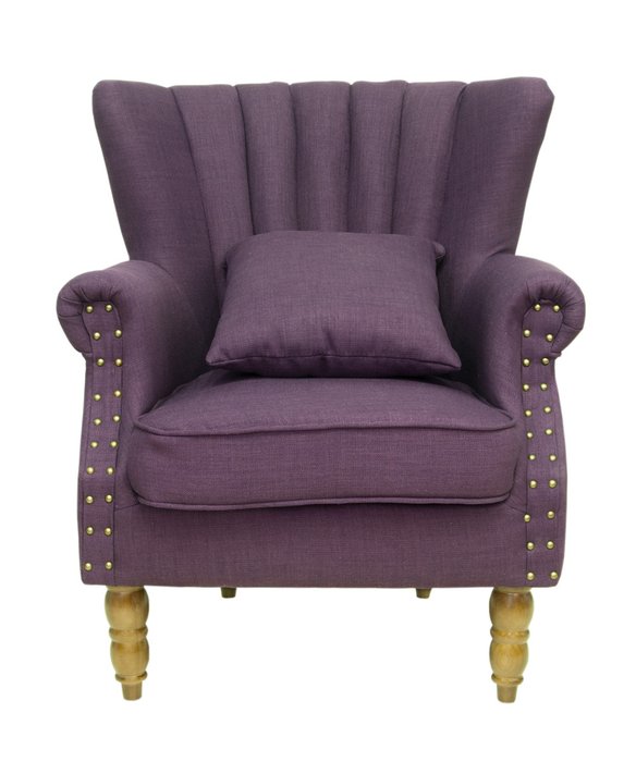 Кресло с пуфом Lab violet - купить Интерьерные кресла по цене 31710.0