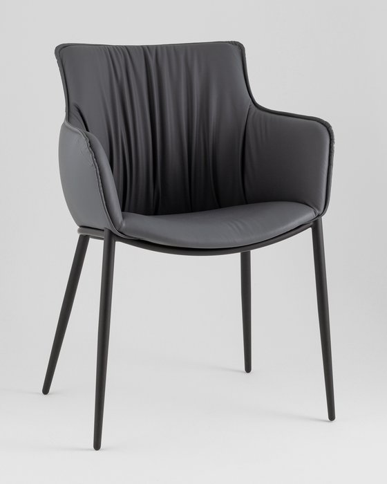 Стул Твигги темно-серого цвета - купить Обеденные стулья по цене 19000 Стул Твигги темно-серого цвета - купить Обеденные стулья по цене 19000
