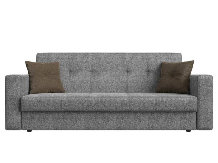 Диван-кровать Лига 016 серого цвета (рогожка) - купить Прямые диваны по цене 24999.0