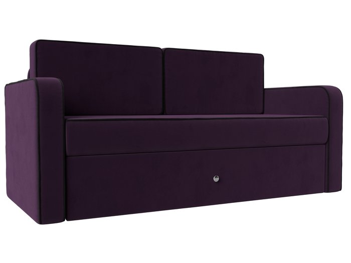 Детский диван-кровать Смарт фиолетового цвета