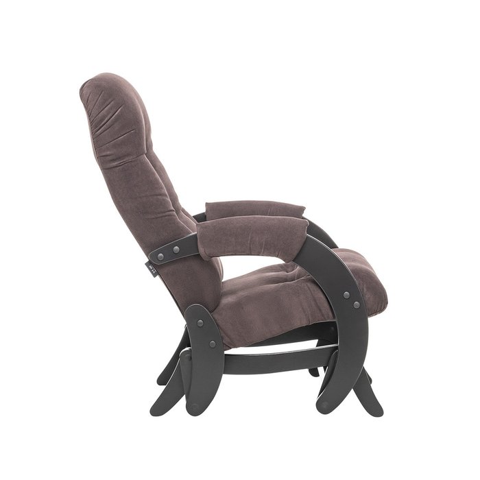 Кресло-глайдер Модель 68 с обивкой черного цвета - лучшие Интерьерные кресла в INMYROOM