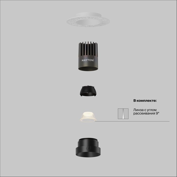 Встраиваемый светильник Technical DL124-10W-2.7K-TRS-B Dip Downlight - купить Встраиваемые споты по цене 4490 Встраиваемый светильник Technical DL124-10W-2.7K-TRS-B Dip Downlight - купить Встраиваемые споты по цене 4490