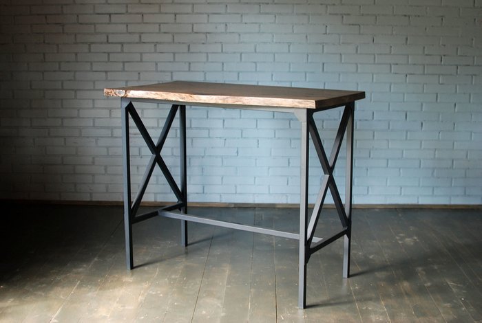 Барный стол Bar черно-коричневого цвета