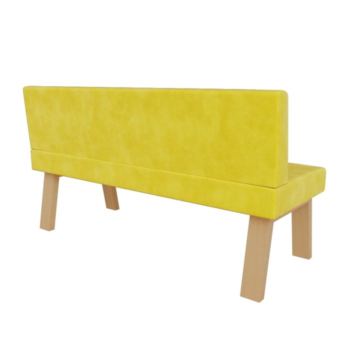 Диван Alto желтого цвета - купить Прямые диваны по цене 26781.0