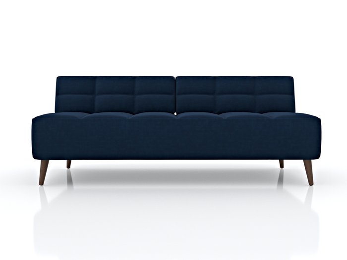 Диван Нельсон темно-синего цвета - купить Прямые диваны по цене 29990.0