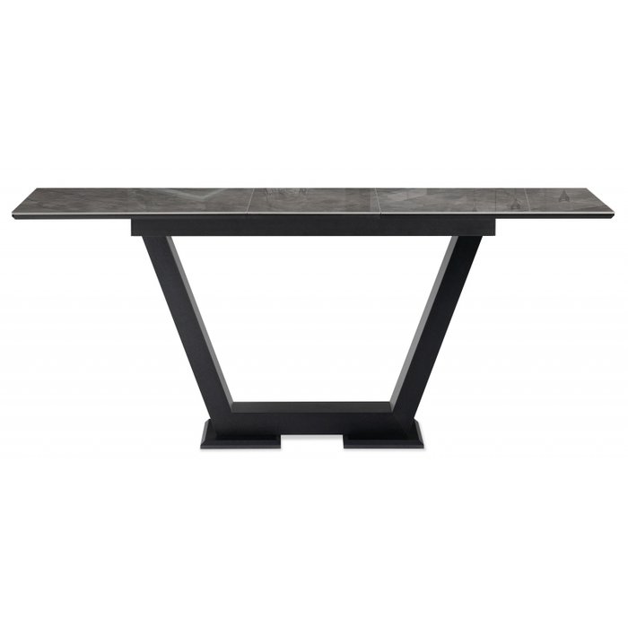 Раздвижной обеденный стол Иматра серого цвета - лучшие Обеденные столы в INMYROOM