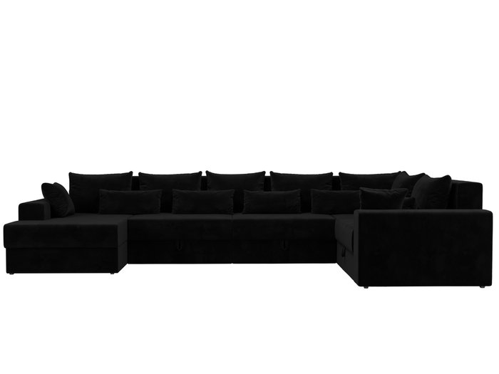 Угловой диван-кровать Мэдисон черного цвета - купить Угловые диваны по цене 82990.0