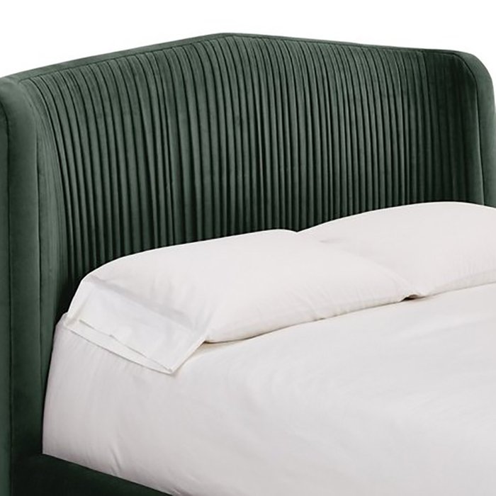 Кровать Clio Panel темно-зеленого цвета 180x200  - лучшие Кровати для спальни в INMYROOM