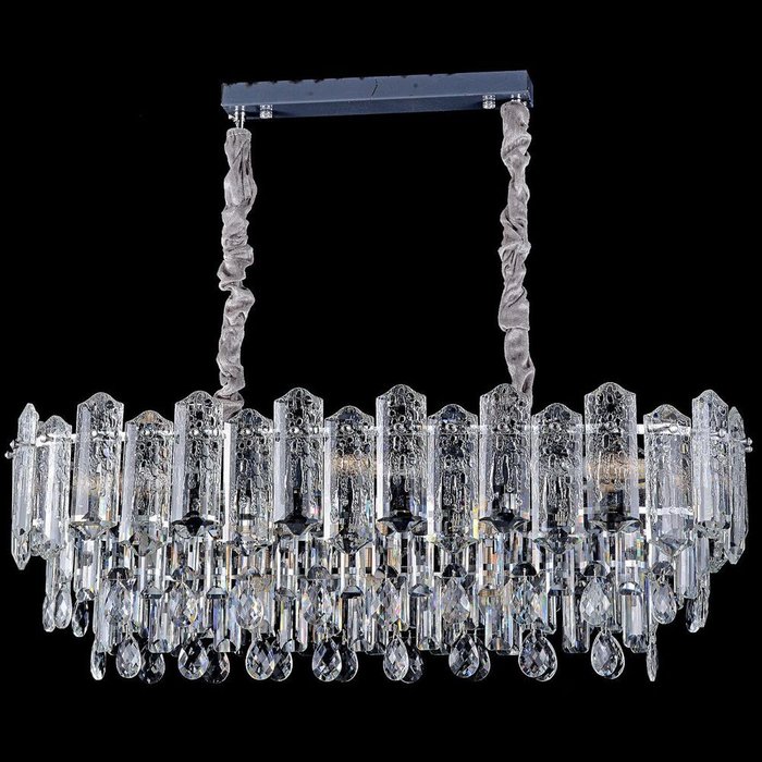 Хрустальная люстра 72380-0.3-800L CH (хрусталь, цвет прозрачный) - лучшие Потолочные люстры в INMYROOM