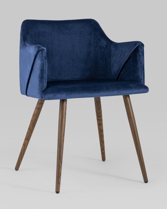 Стул Монарх синего цвета - купить Обеденные стулья по цене 7990.0