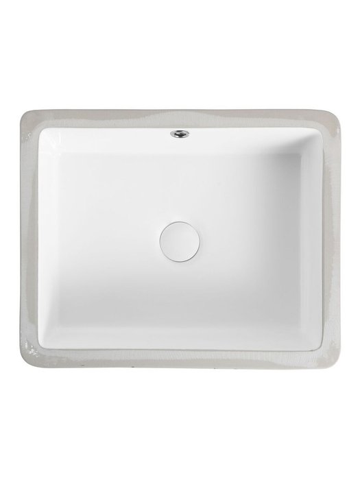 Раковина встраиваемая снизу Orange B02-500W прямоугольная 50х40 см - лучшие Раковины для ванной комнаты в INMYROOM