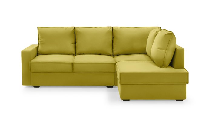 Угловой диван-кровать Колфилд горчичного цвета - купить Угловые диваны по цене 93200.0