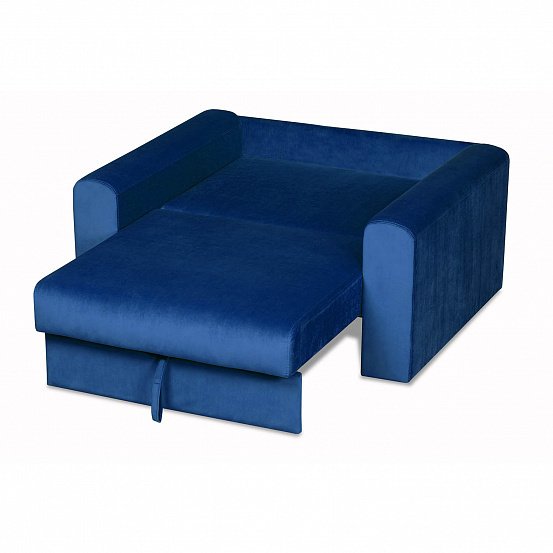 Кресло-кровать Мэдисон Лувр синего цвета - купить Интерьерные кресла по цене 22990.0